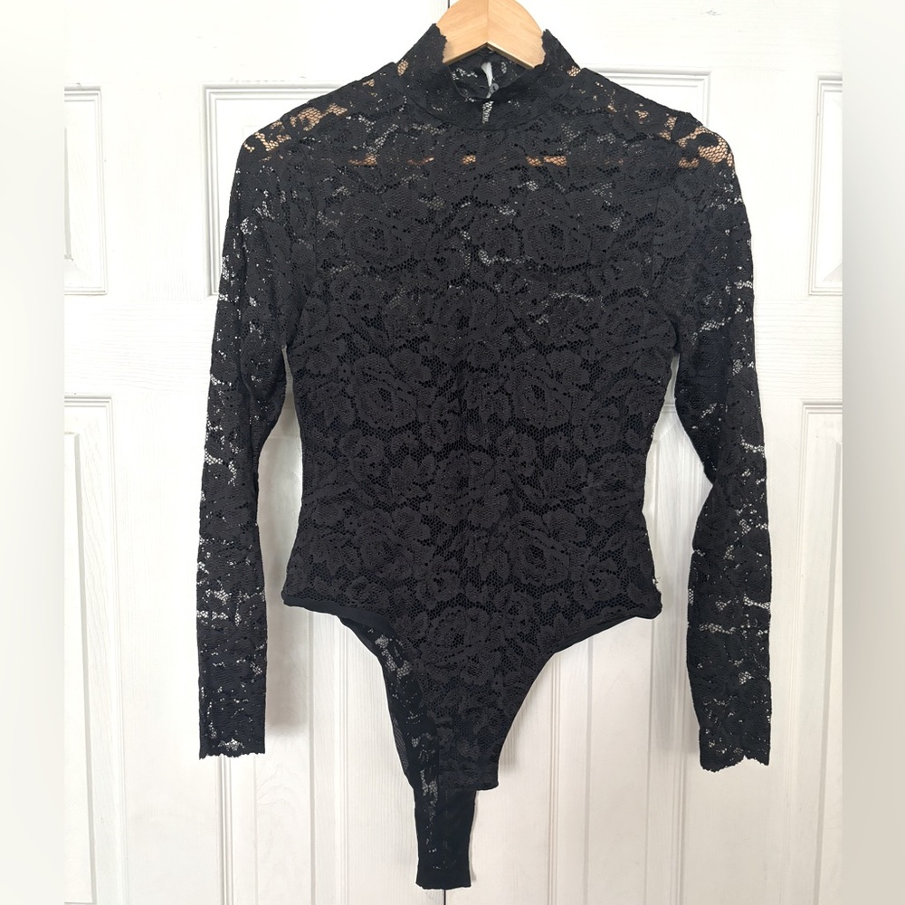 All Saints lined lace body suit, size 8.  Great condition!